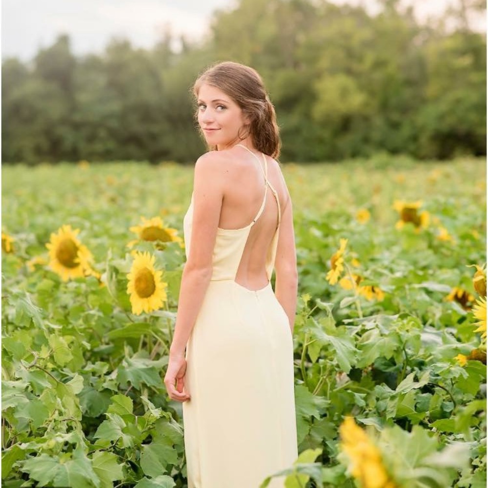 Yellow vibrant dress
